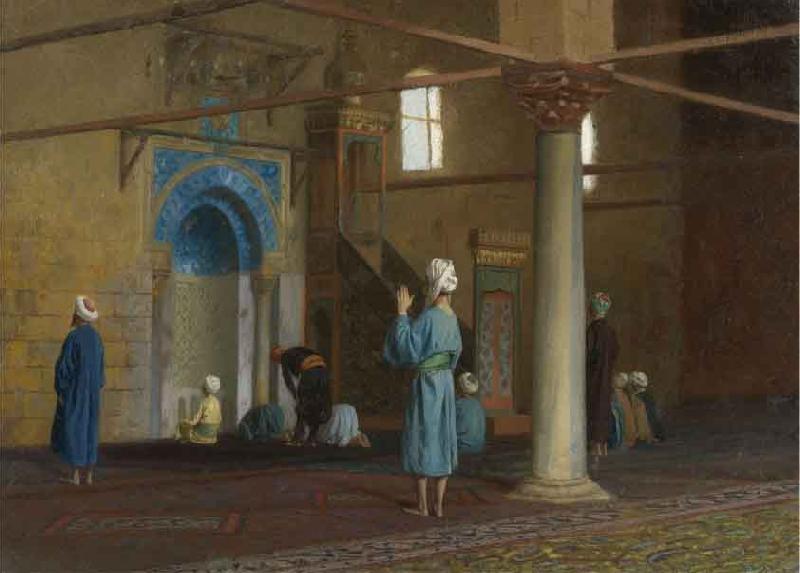 Jean Leon Gerome Priere dans la mosquee oil painting image